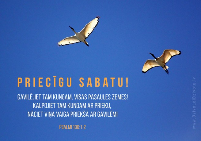 Priecīgu sabatu, Bībeles panti