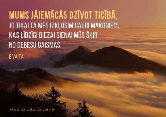 Elena Vaita, ticība Dievam