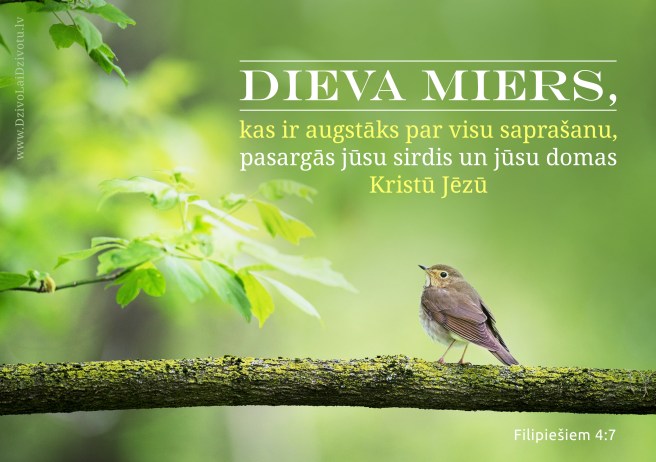 Bībele, Bībeles panti, nezūdieties, Dieva miers