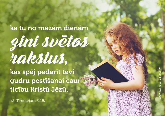 Bībele, bērnība, zini svētos rakstus