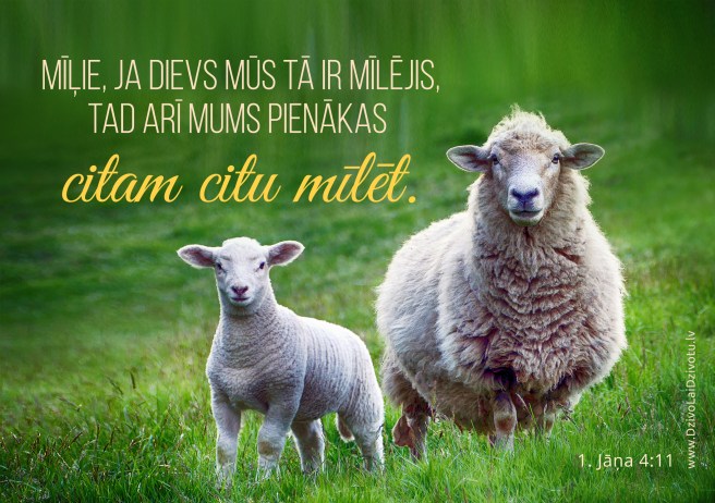 Bībele, Bībeles panti, Dievs ir mīlestība