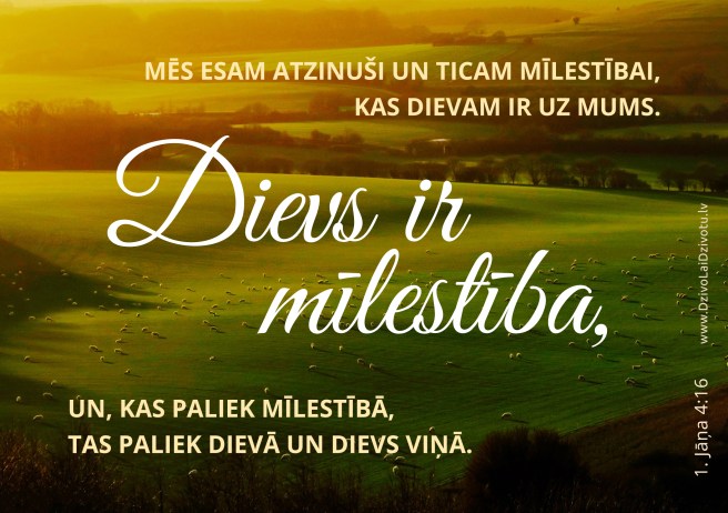 Bībele, Bībles panti, Dievs ir mīlestība